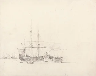 Dos barcos anclados